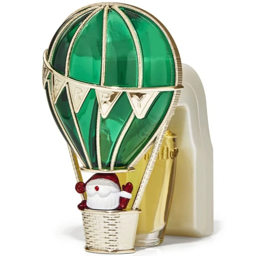 Bath & Body Works Green Holiday Balloon Adjustable Nightlight Wallflower Plug-In